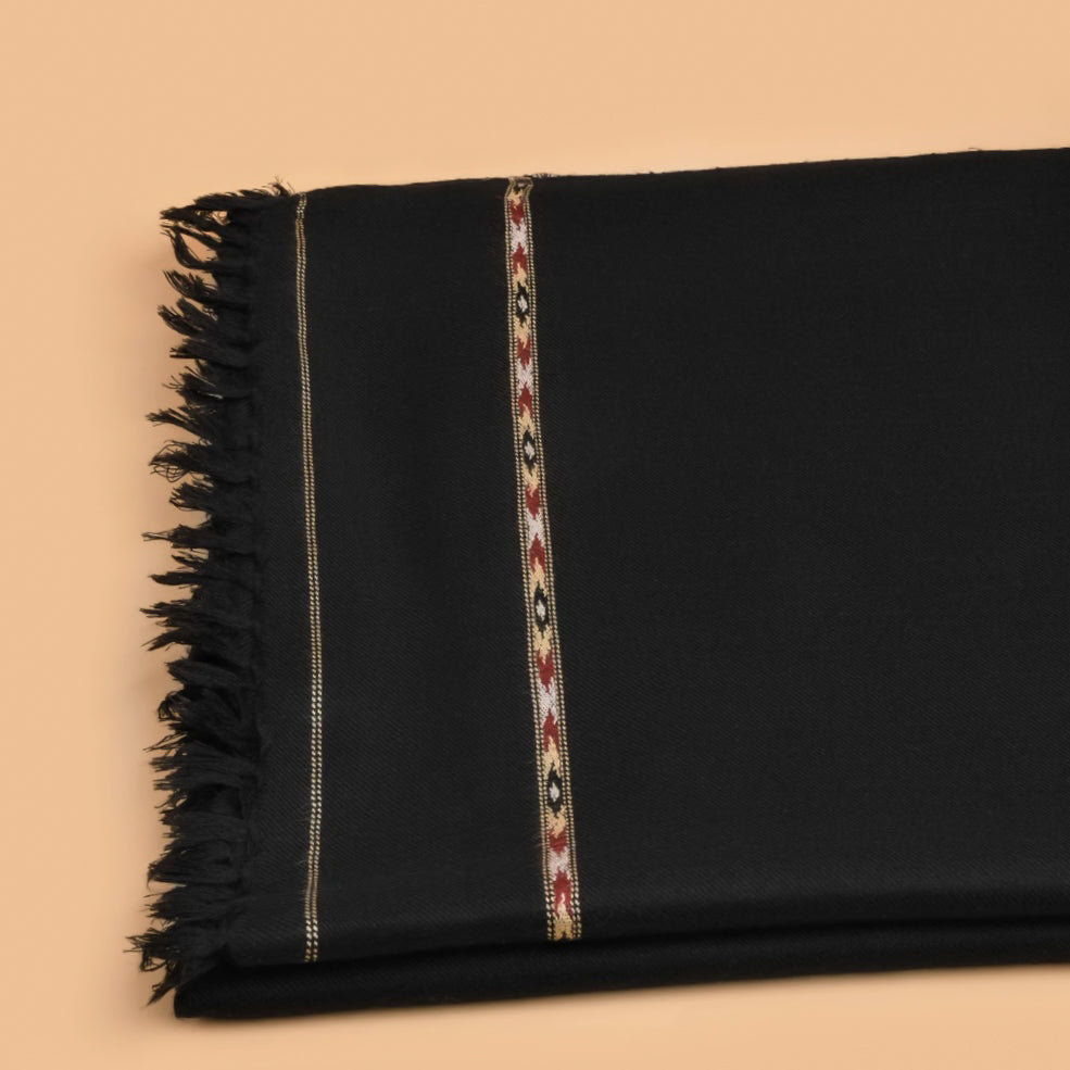 Finest Pashmina Woollen Shawl (Black)