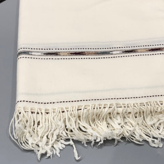 Pashmina 72 Woollen Shawl (off white)