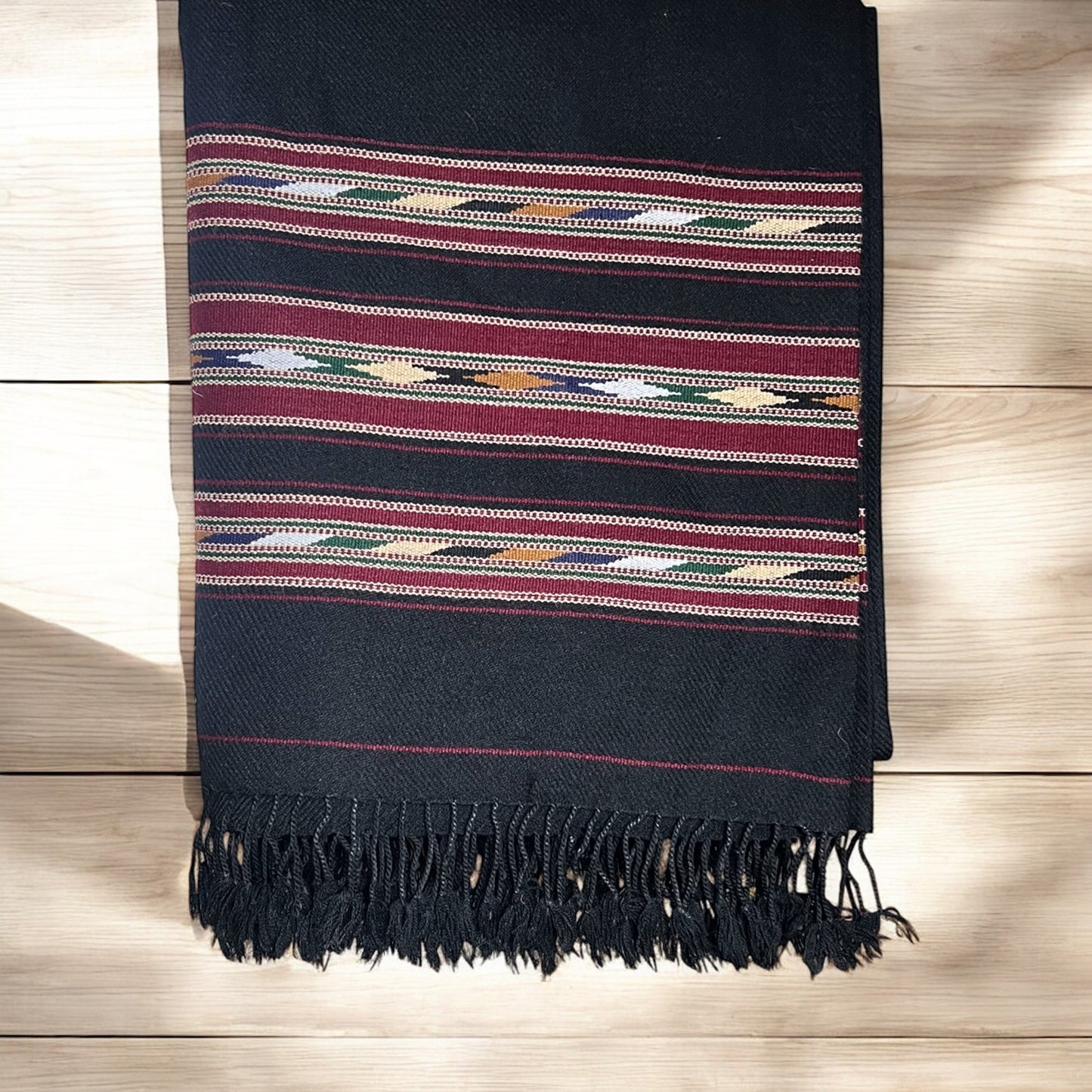 High-Quality Handmade shawl (Black)